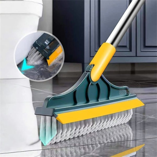 2 In 1 Floorloor Cleaning Brush With 120° Bathroom Scrubber